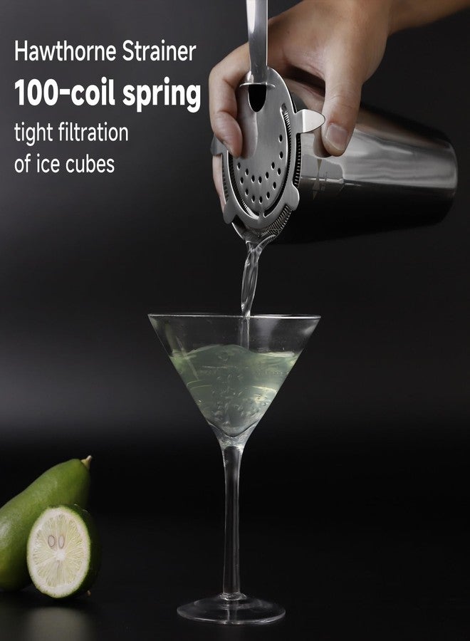 Skyfish SKY FISH Barware Set 3-Piece Stainless Steel Bartender Kit - Cocktail Shaker, Jigger with Measurements, Hawthorn Strainer - Suit for Home Bars & Professional Mixologists - Image 4